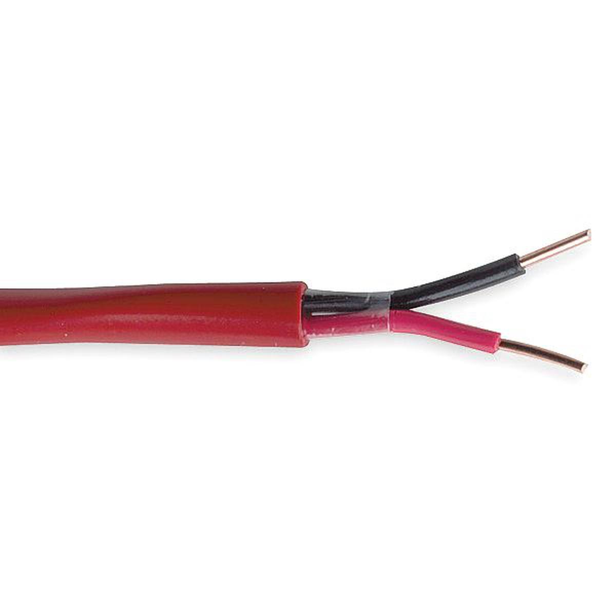 Comm Cable, Shielded, Plenum, 18/2, 500 ft. F36312