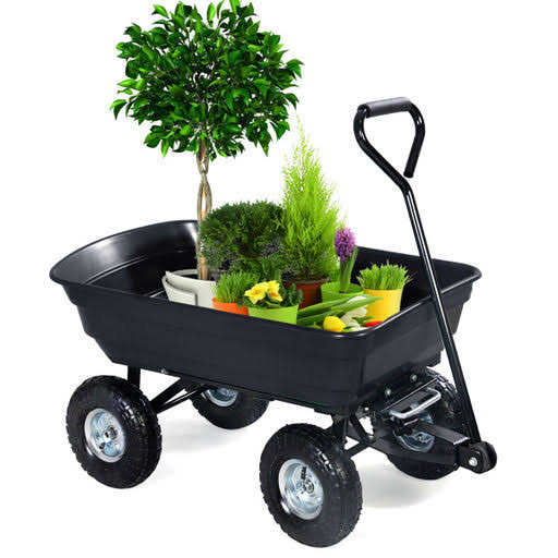 660lbs Garden Dump Cart with Air Tires V774200