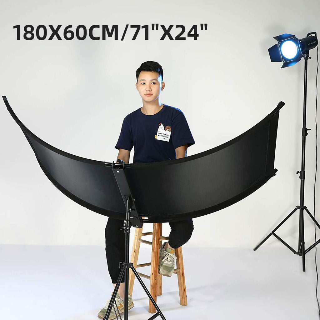 Clamshell Light Reflector Diffuser with Light Stand and Carry Bag R12149