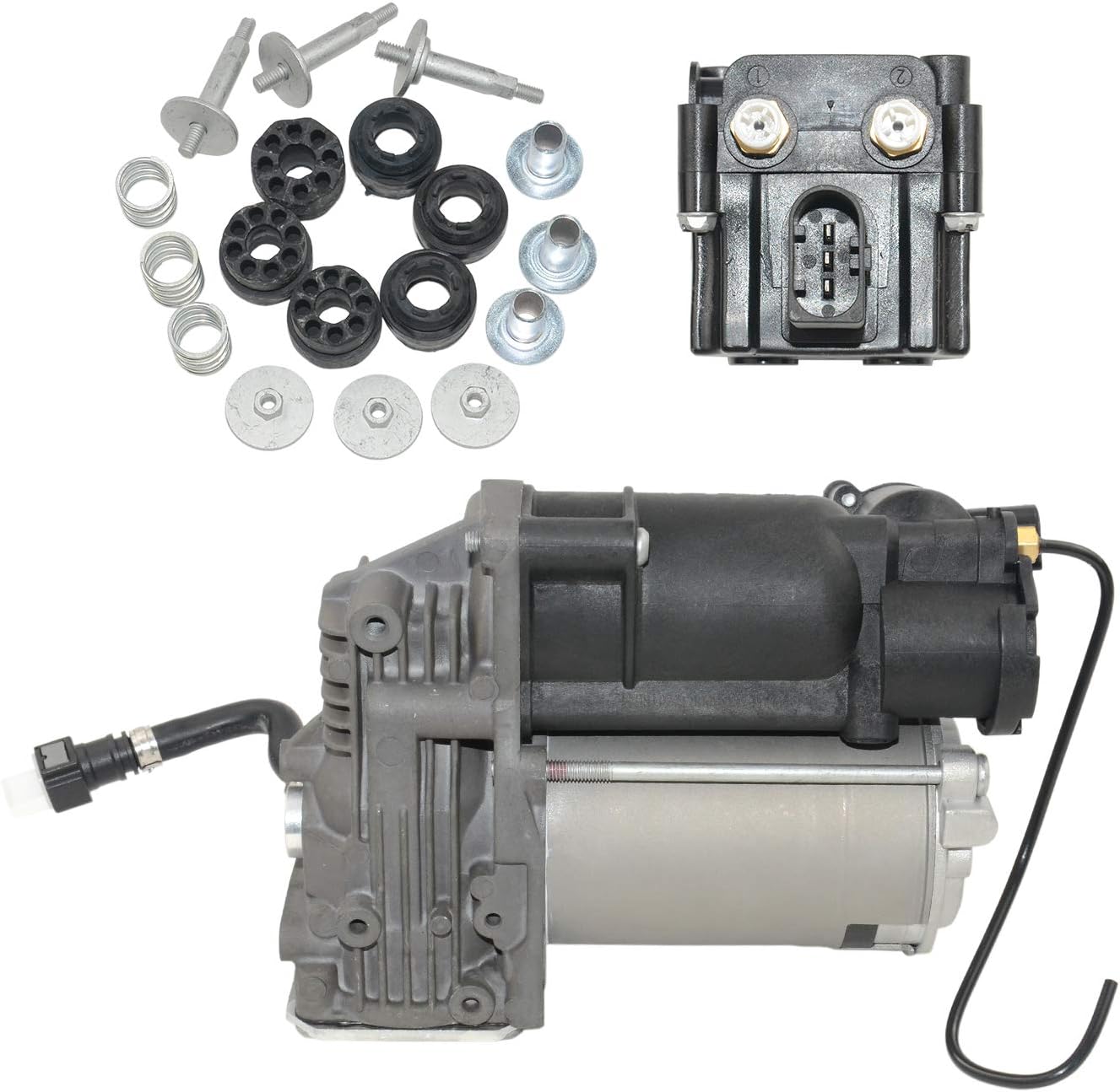Air Suspension Compressor Pump with Valve Block E5117