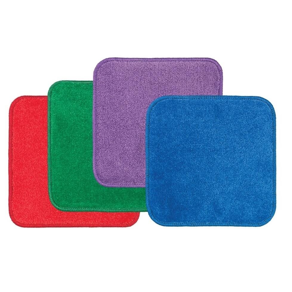 Multicolor Set of 12 Seating Squares M898