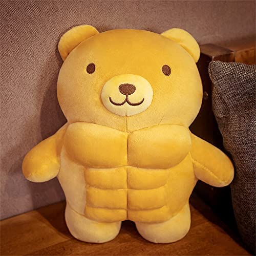Cartoon Muscle Bear Plush Teddy Bear Large Doll O279436