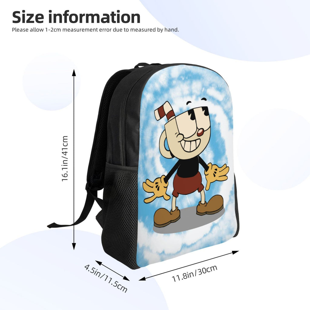 Cuphead Backpack Lightweight Unisex Daypack Bookbag Laptop Rucksack Z909947