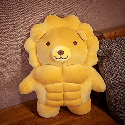 Cartoon Muscle Bear Plush Teddy Bear Large Doll O279436
