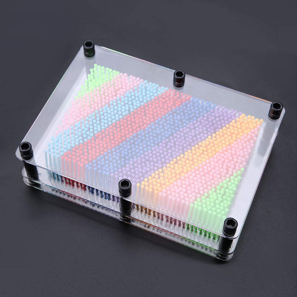 3D Pin Art Board Plastic Desktop Sculpture R2742