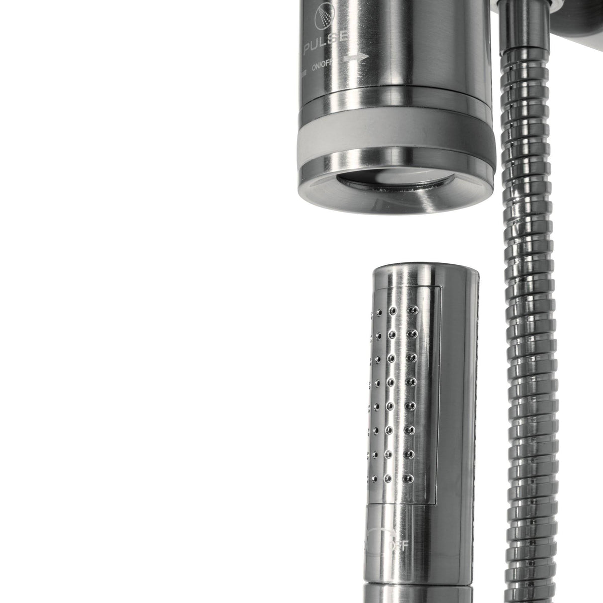 Brushed-Nickel Shower System N67438