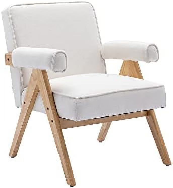 Velvet Upholstered Accent Chair with Acrylic Legs Z2214