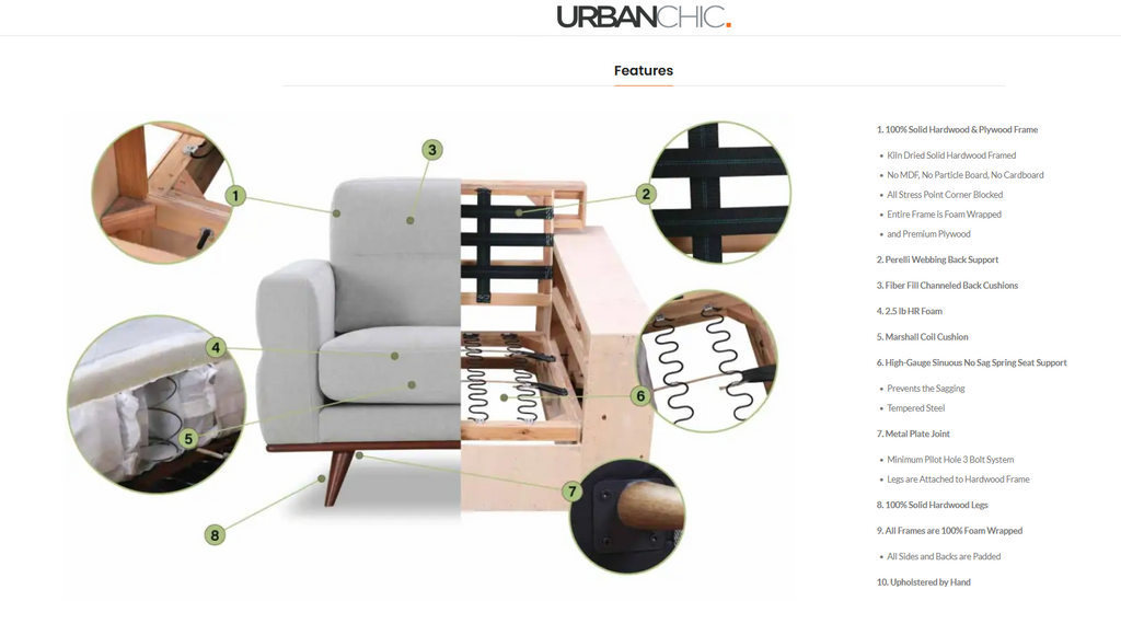 Oat Sectional Sofa I7489