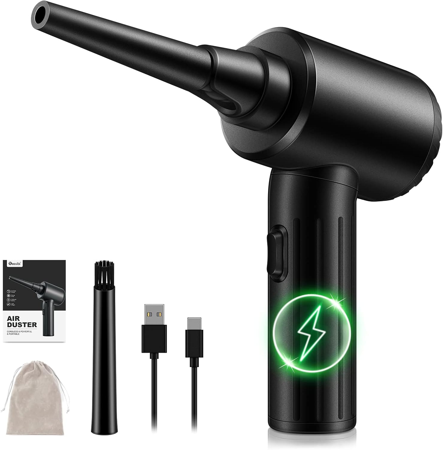 Cordless Electric Air Duster 90000 RPM Rechargeable 7500mAh Y1849