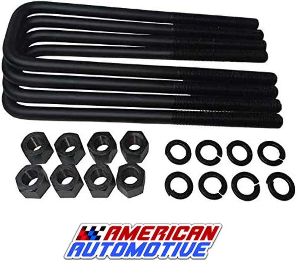 Ram 2500 3500 4WD Rear Suspension Lift U Bolts 4 PCS Extra Long Q593950