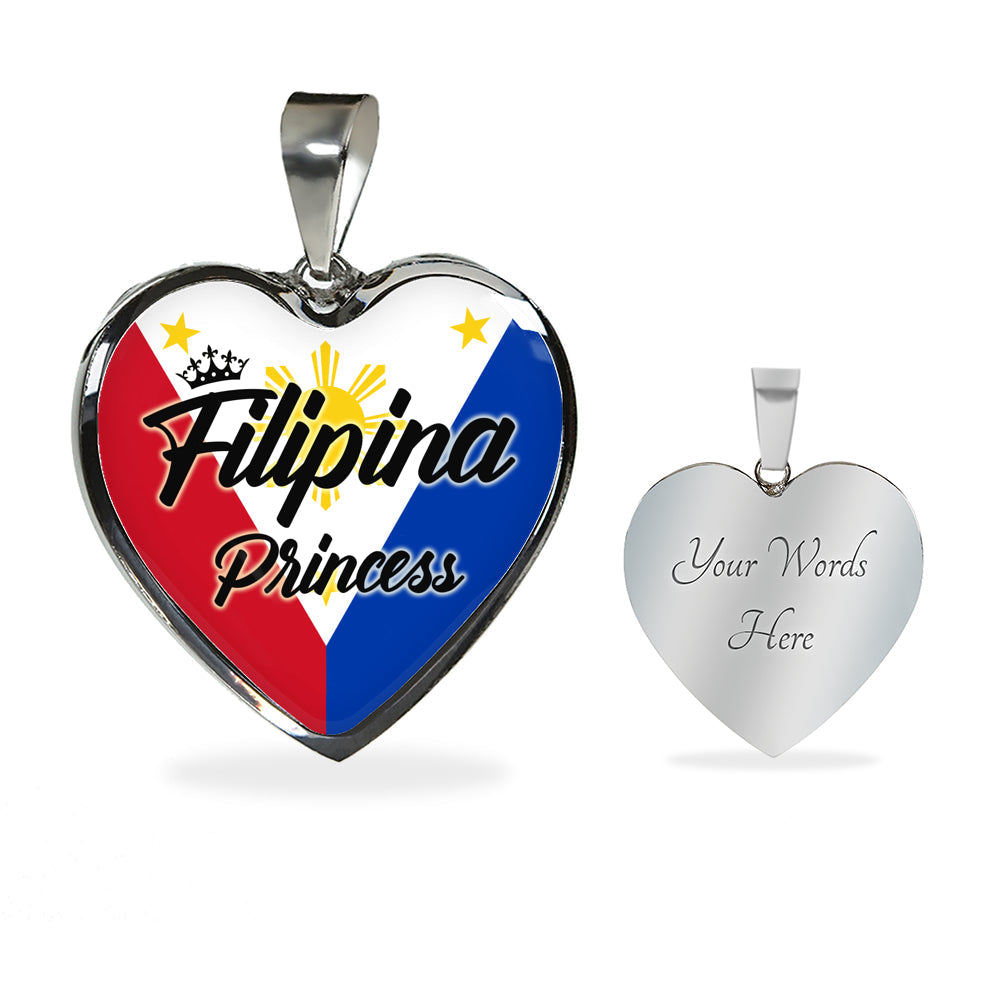 Stainless Steel or 18k Gold Heart Pendant Necklace S3516