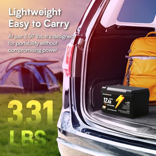 12V 7Ah Lithium LiFePO4 Deep Cycle Battery with BMS E1945