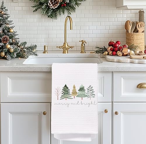 Neutral Christmas Hand Towels 16 x 24 Inch Q105634