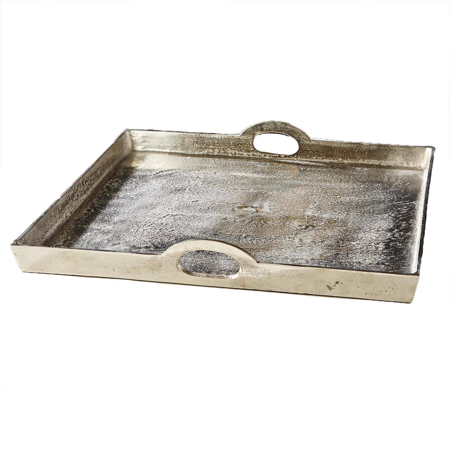 Silver Aluminum Tray U4394