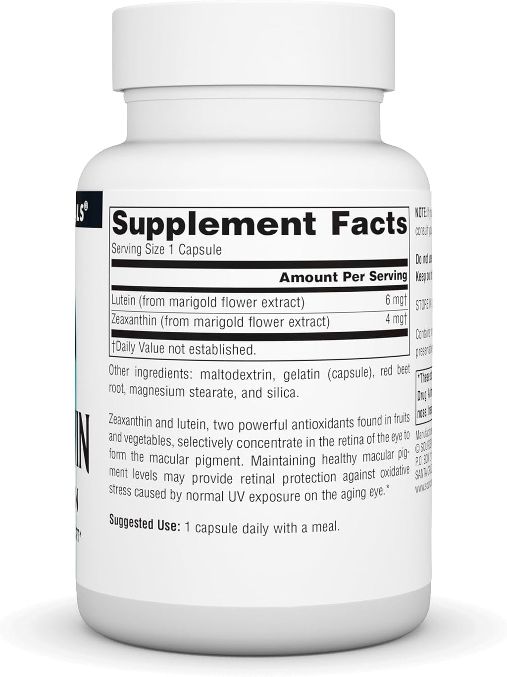 10 mg 60 Capsules Zeaxanthin with Lutein Q673033