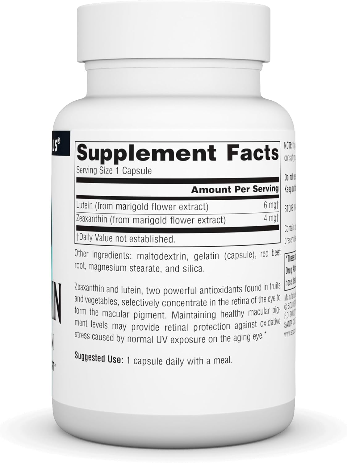 10 mg 60 Capsules Zeaxanthin with Lutein Q673033