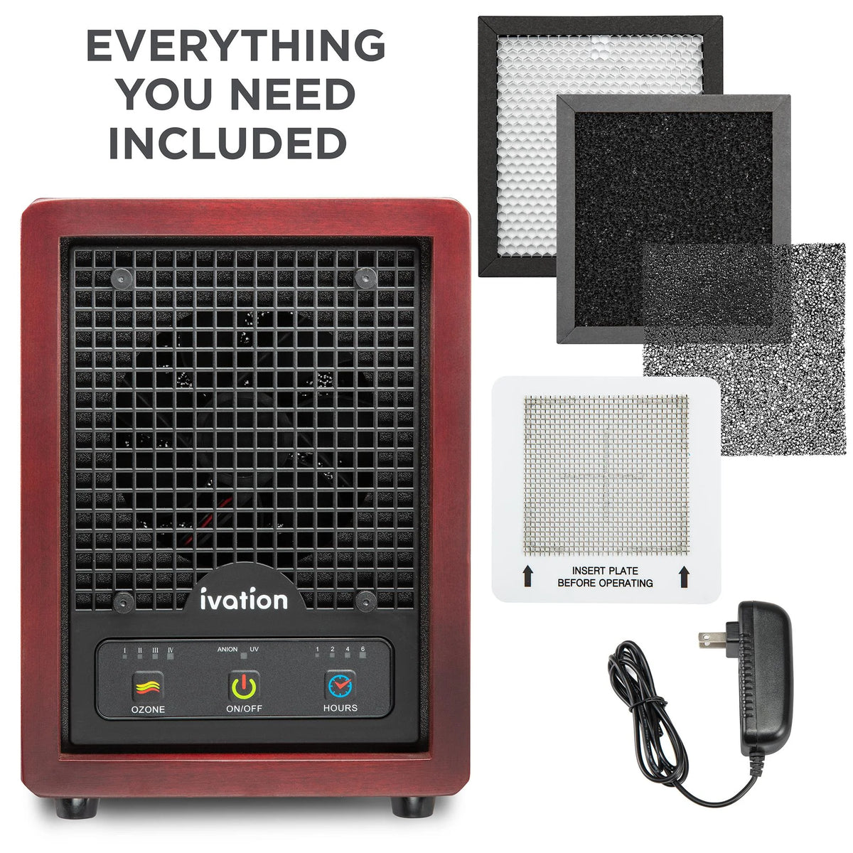 Ozone Air Purifier with Multi-Level Filtration B88057