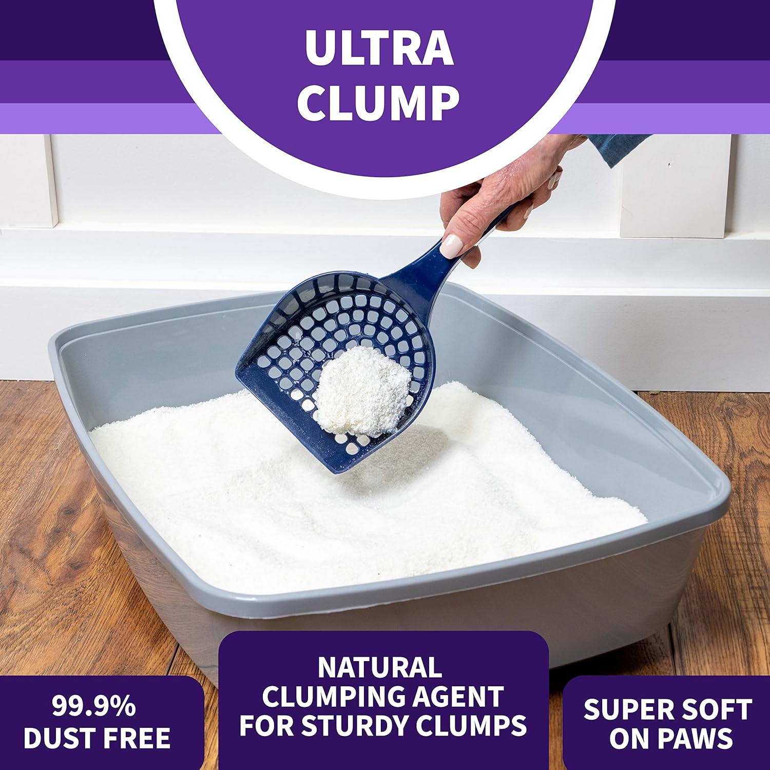 Unscented Crystal Clumping Cat Litter 8lb S331