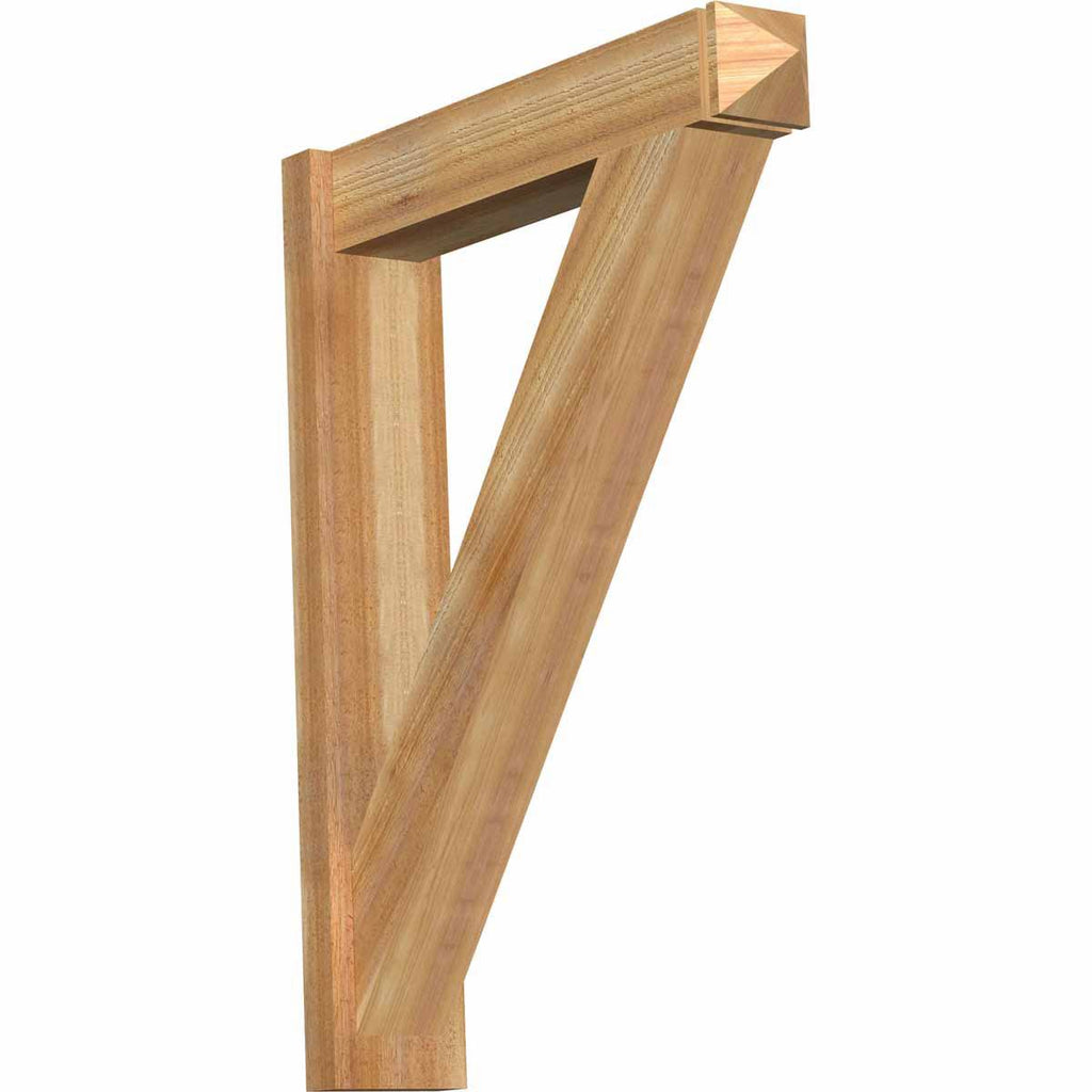 6 in. x 36 in. x 28 in. Western Red Cedar Rough Sawn Outlooker U955