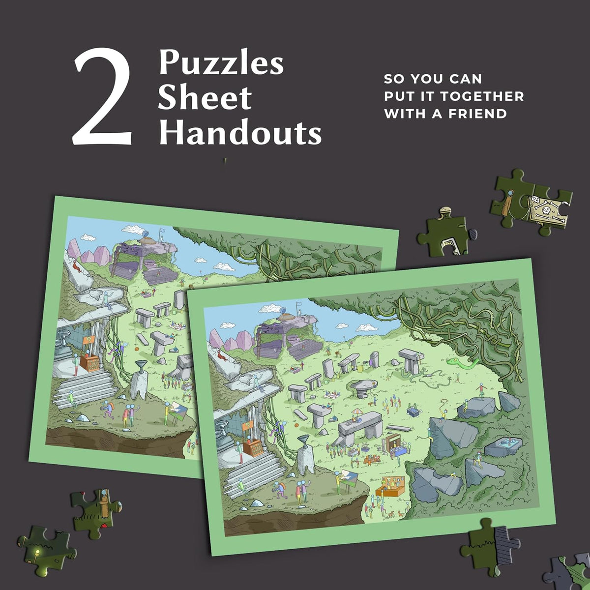 1000 Pieces Jigsaw Puzzle 26.625 x 19.25 in U955