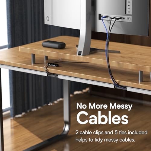 4 Pack Cable Management Under Desk J-Channel Cord Organizer 4X15.7in H61919