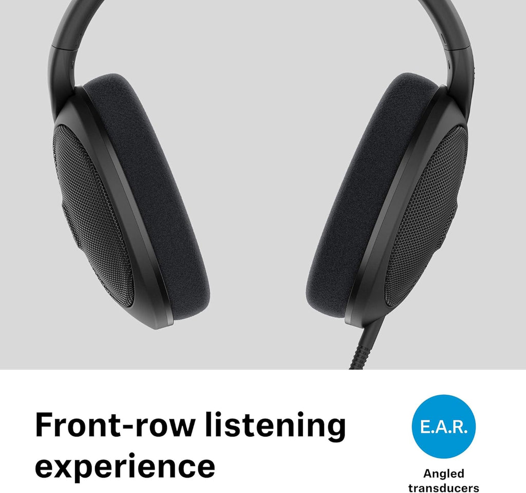 Black Over-The-Ear Open-Back Headphones R64527