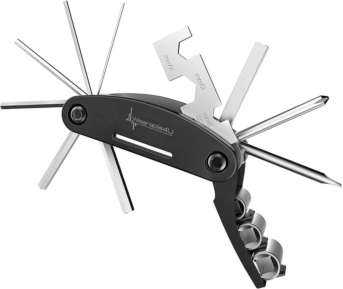Power Meter with Cleats and Bike Multi-Tool Bundle Z4152
