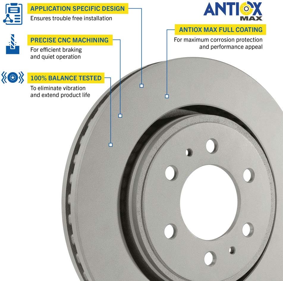 Rear Brake Rotor Pack of 2 P62733