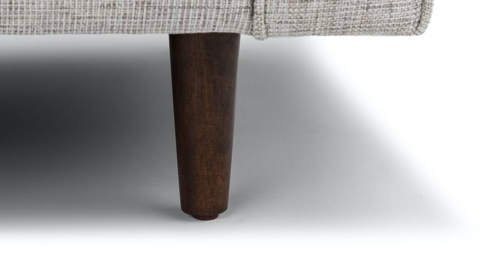 Ivory Tufted Chair with Bolsters S82377