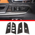 Carbon Fiber Style ABS Plastic Window Switch Button Covers B336