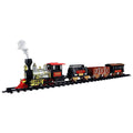 Battery Powered Christmas Train Set with Light Sound Smoke G88146
