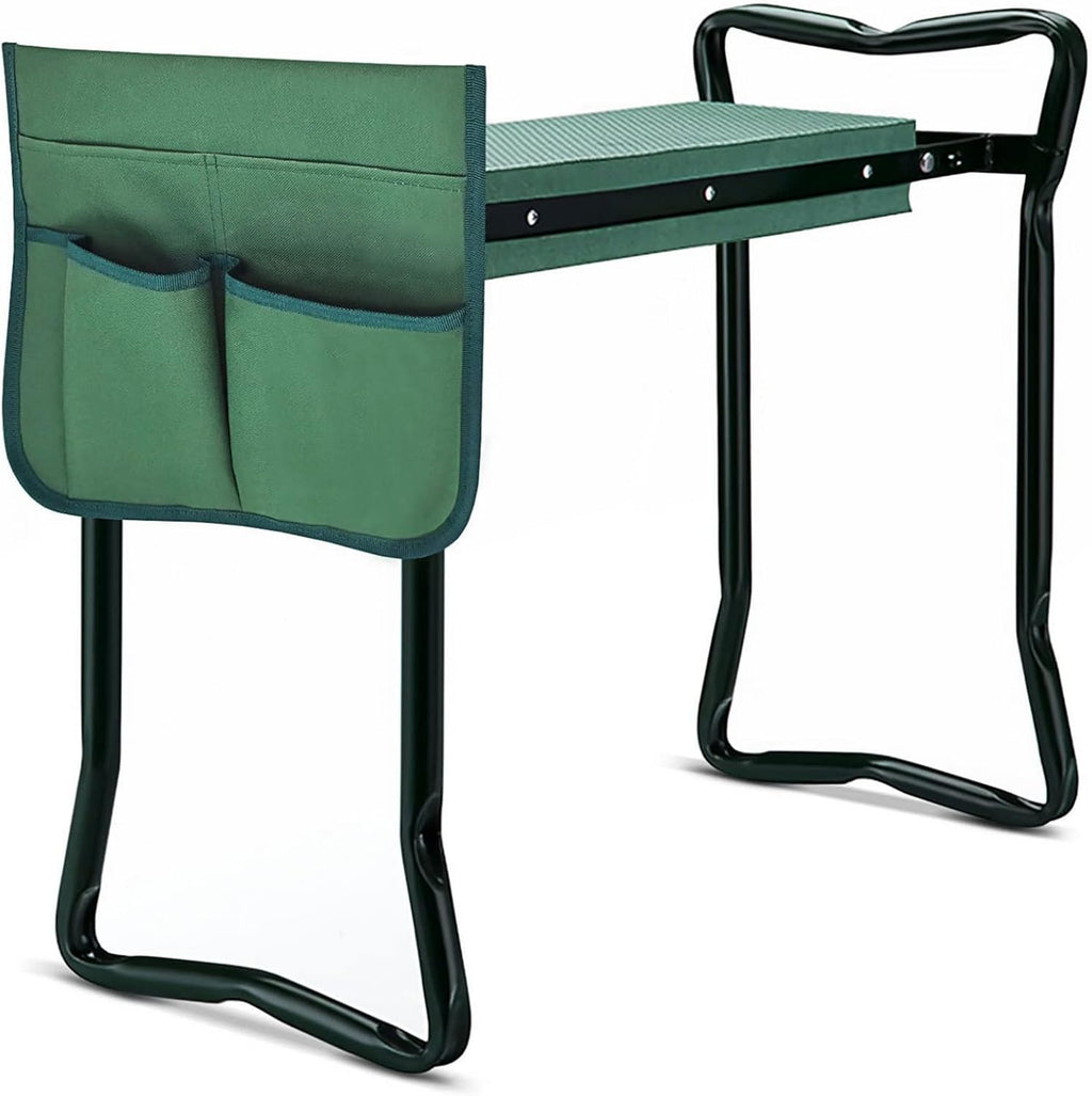 Portable Garden Kneeler Seat with Tool Bag Pouch J82613