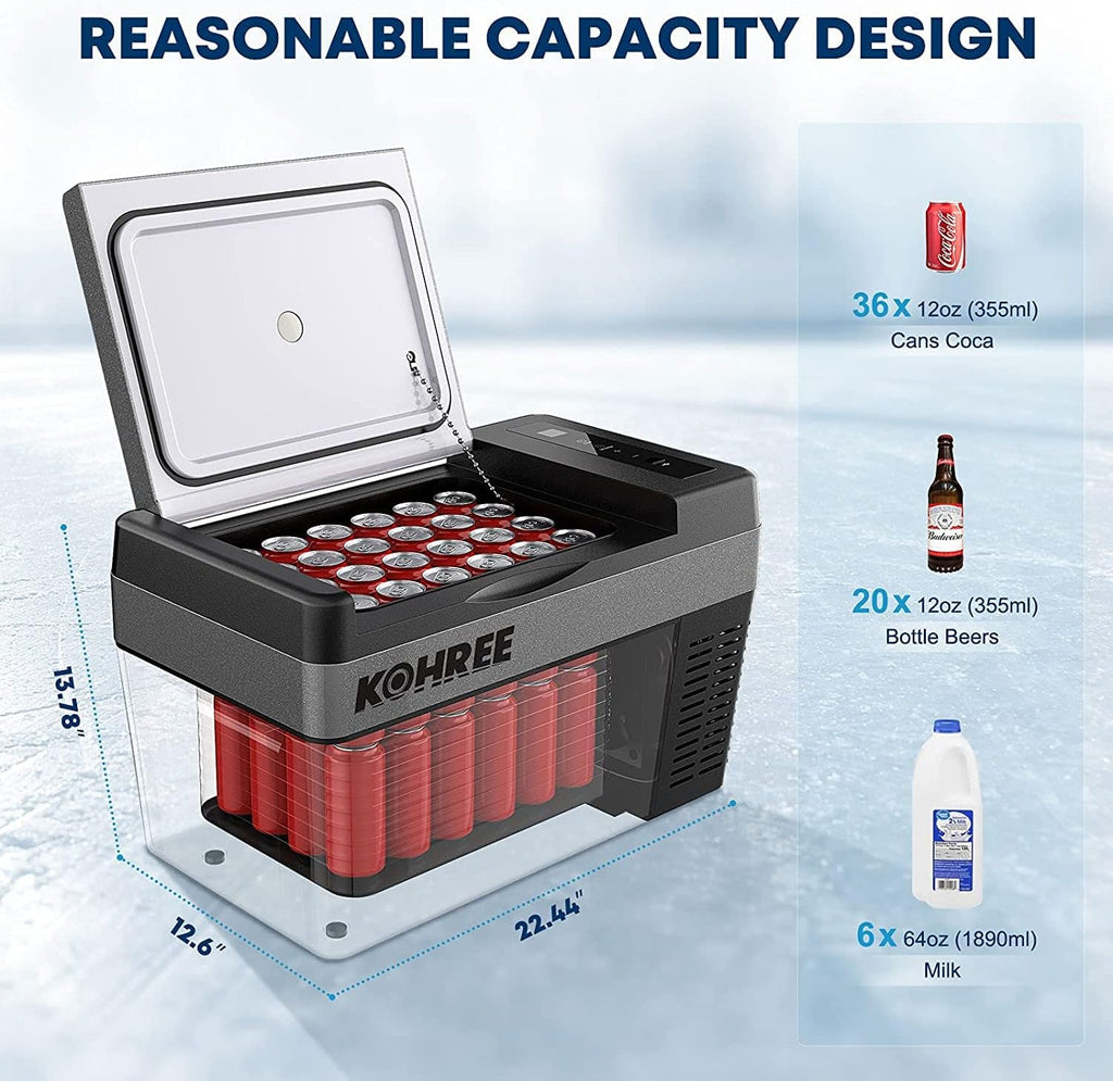 Portable Refrigerator 26 Quart (25L) Electric Cooler P71673