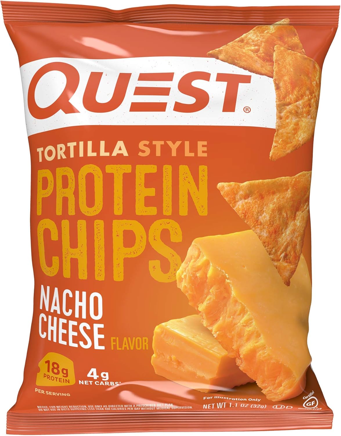 Protein Chips Variety Pack and Nacho Cheese Tortilla Style Protein Chips M9120