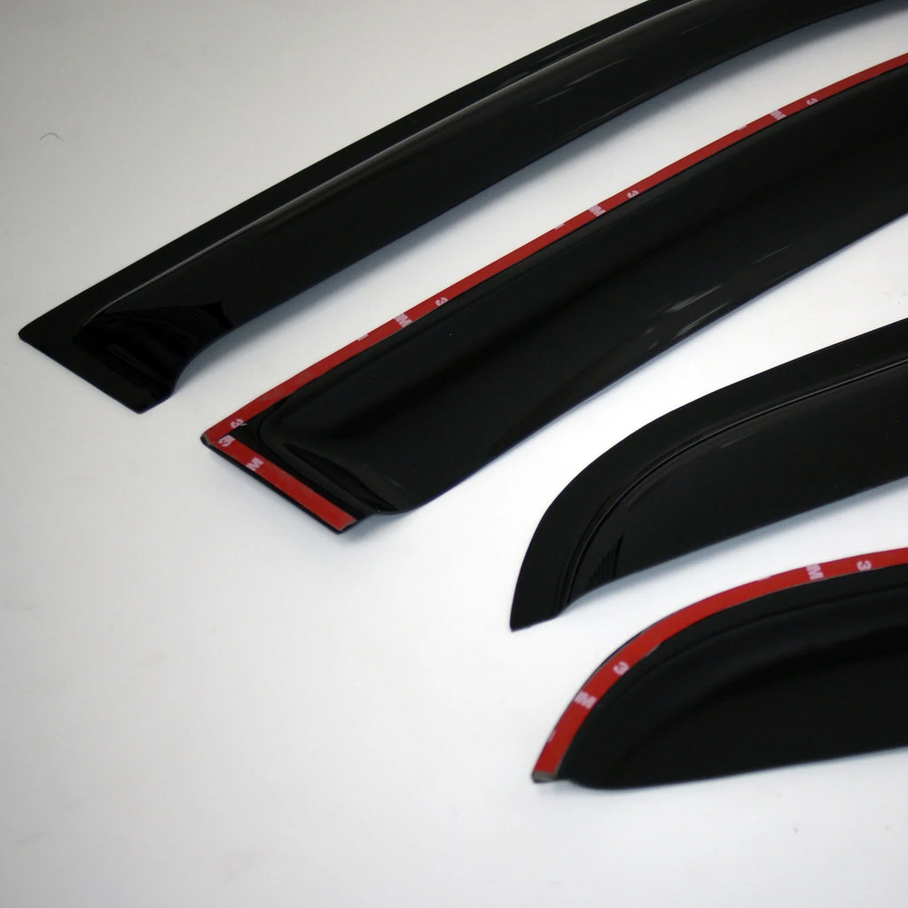 Smoke Tinted 4 Pcs Window Visor Deflector Set J93799