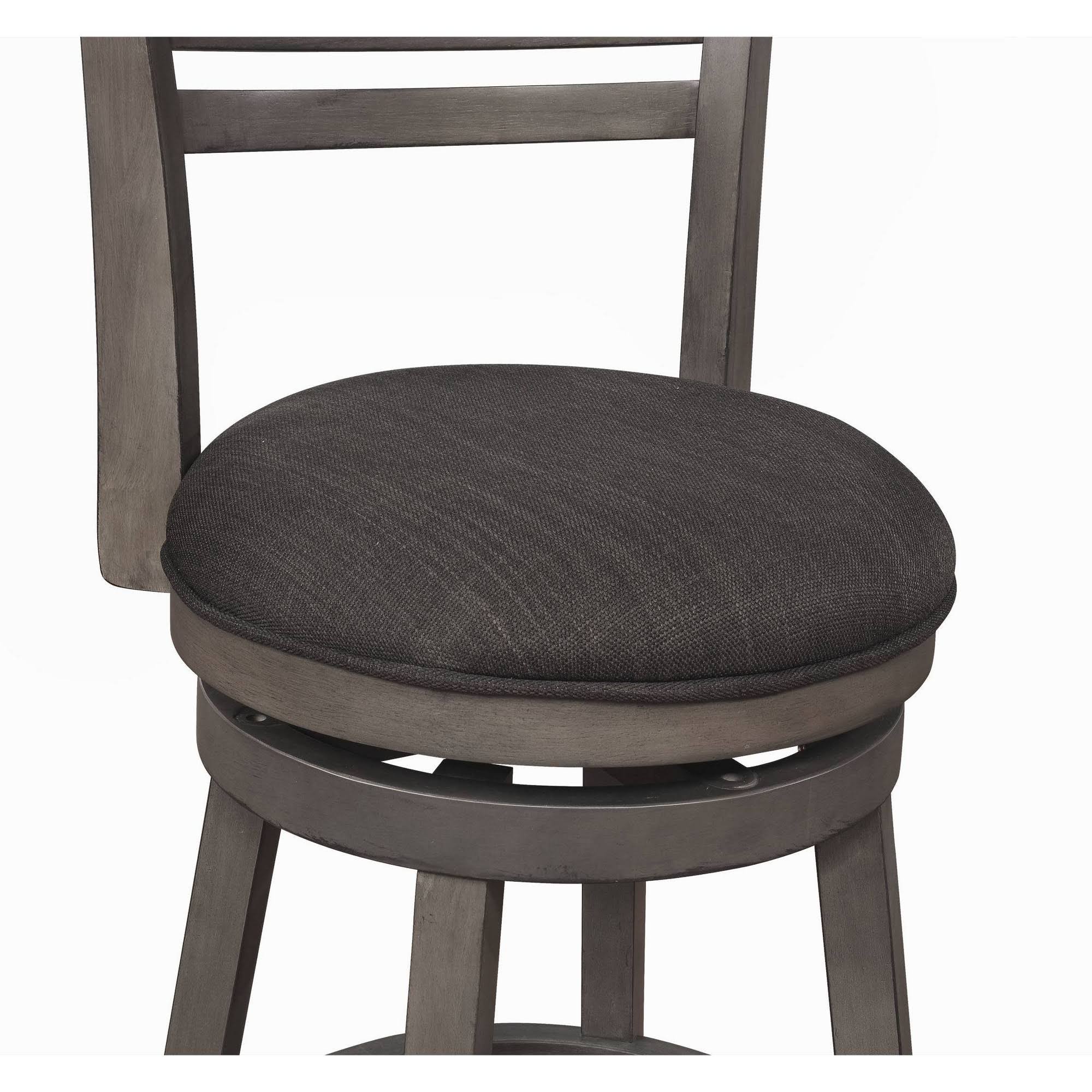 Gray Swivel Barstool E159