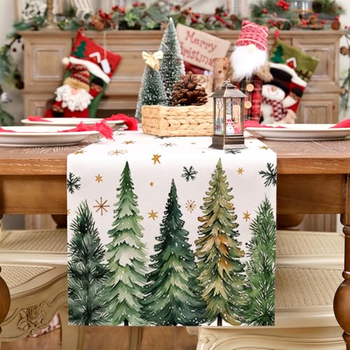 Red Christmas Table Runner 13x72 Inch B473252