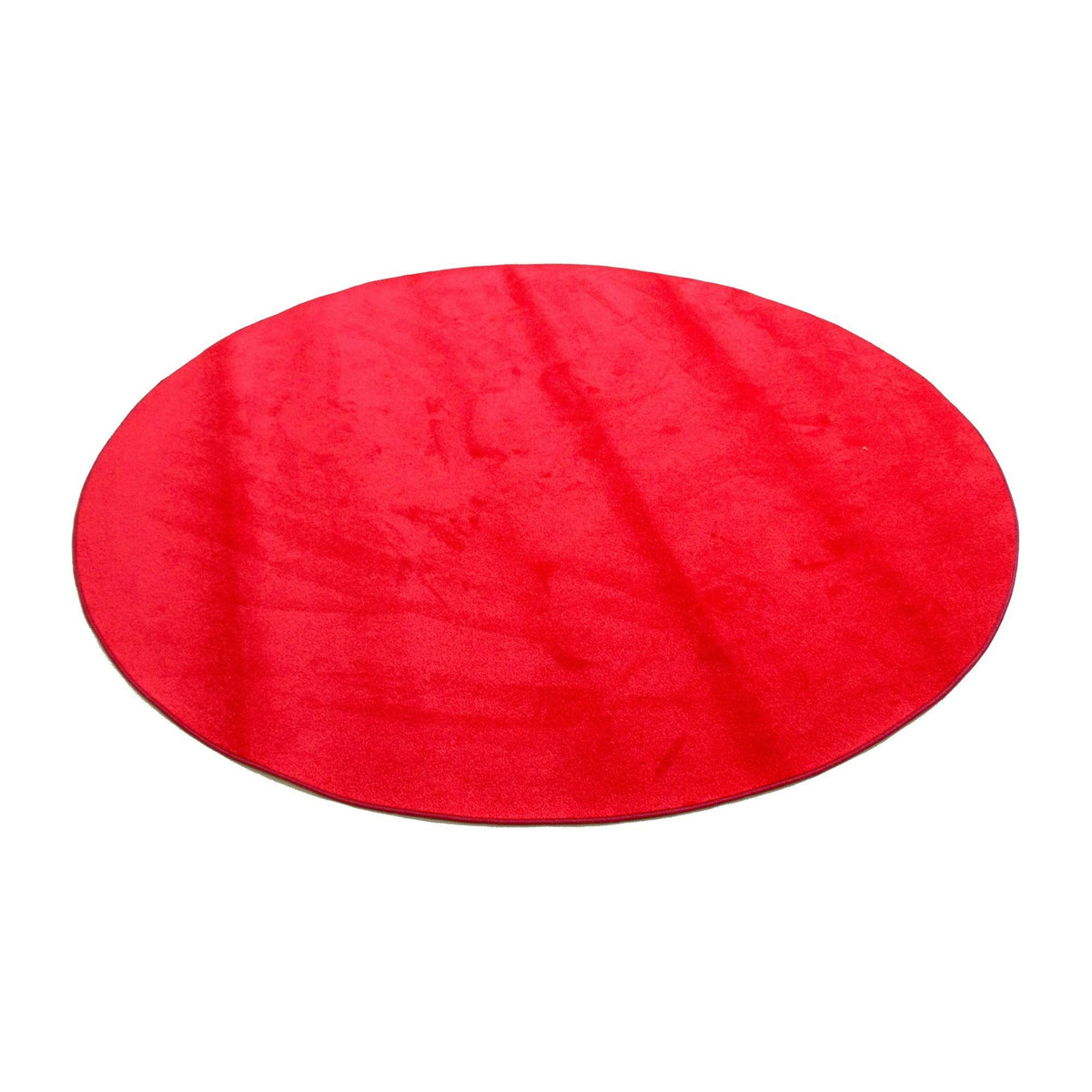 Red Round Carpet D42586