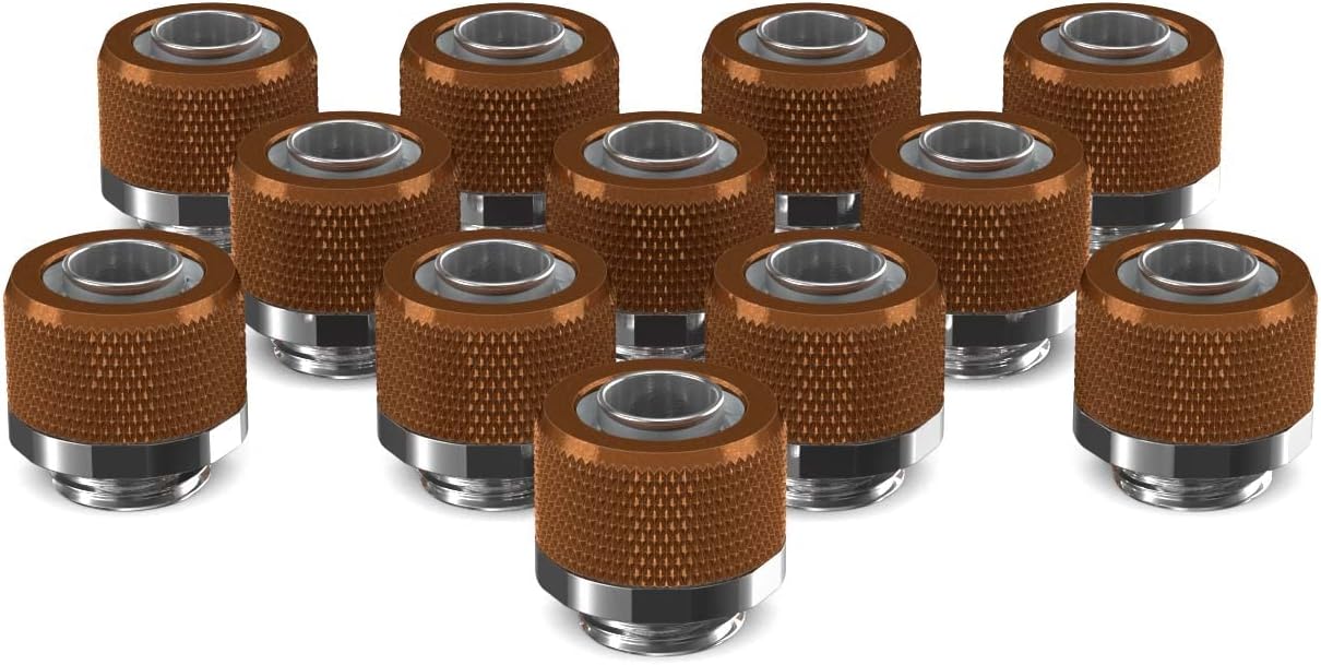 3/8in. x 1/2in. Compression Fitting 12 Pack Candy Purple E19358