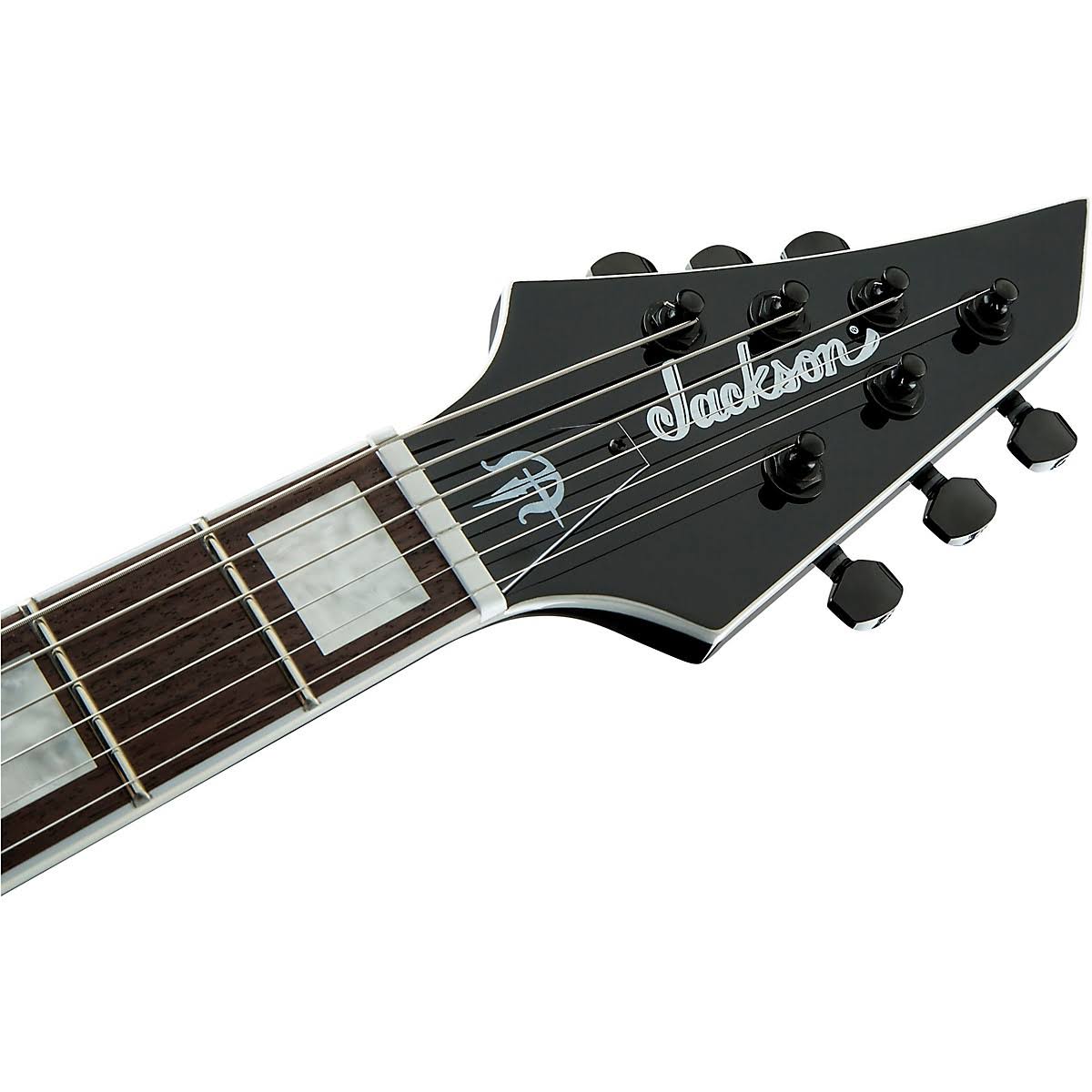 Black with White Bevels Electric Guitar L447