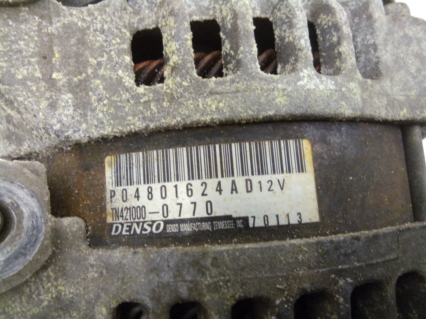 Pre-Owned 3.6L Alternator J969862