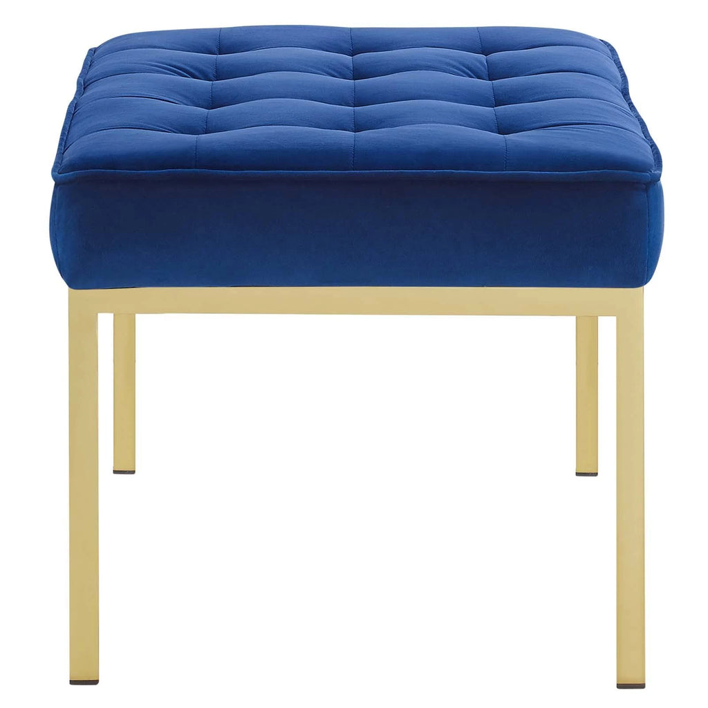 Navy Performance Velvet Bench J804526