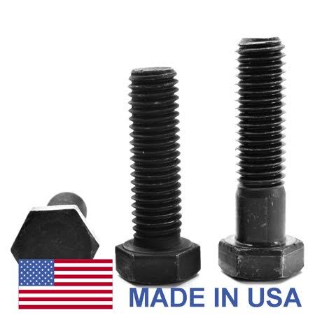 5/8 inch-11 x 9 1/2 inch Coarse Thread Grade 8 Hex Cap Screw Bolt Black Oxide Pk 5 U9352
