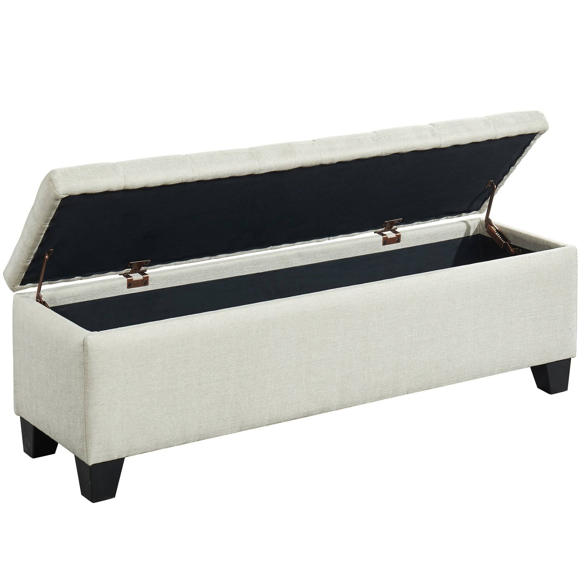 Storage Ottoman Grey Blue N4754