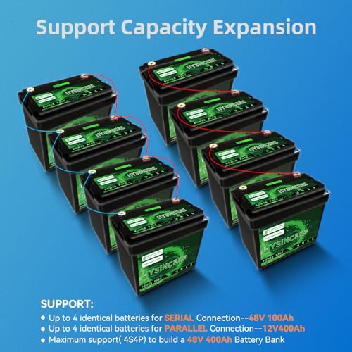 12V 100Ah LiFePO4 Lithium Battery with 100A BMS X638