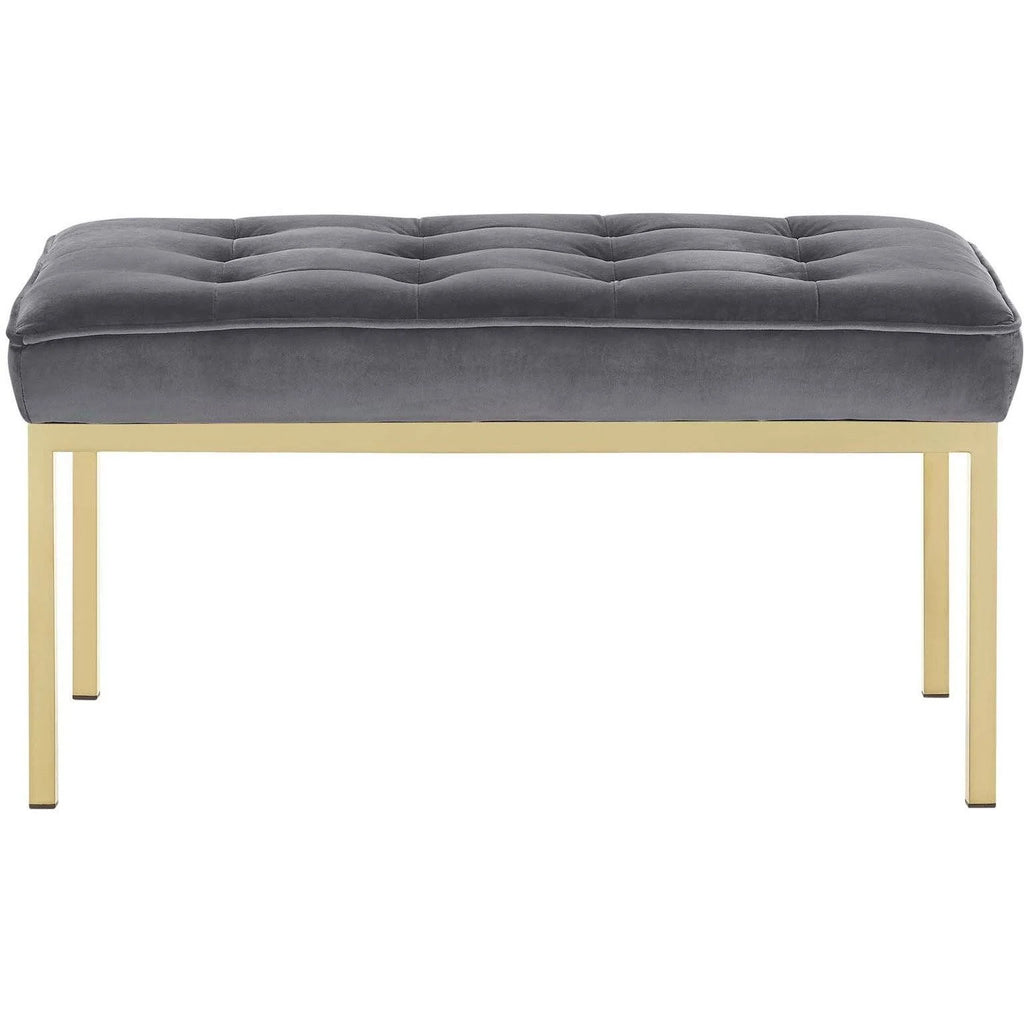 Navy Performance Velvet Bench J804526