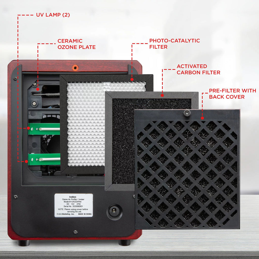 Ozone Air Purifier with Multi-Level Filtration B88057