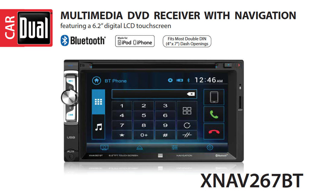 6.2 inch LED Backlit LCD Multimedia Touch E5596