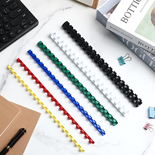 5/8 in Black Plastic Comb Binding Spines Y8987