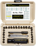 24 USA Made Insert Bits Screwdriver Set with Mini Ratchet Hand Tool H193